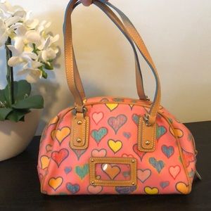 Dooney & Bourke heart design Hand bag